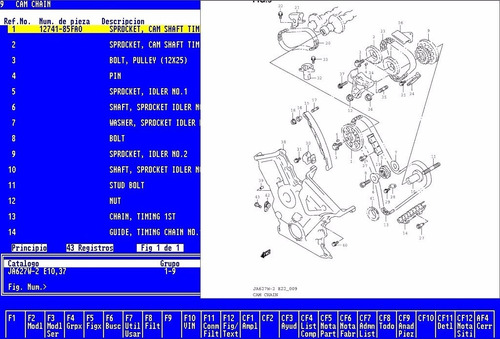 Suzuki Chevrolet Catálogo Partes Epc Despiece