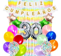 Comprar Combo Globos Cumpleaños Perlados Cristal Confeti Multicolor
