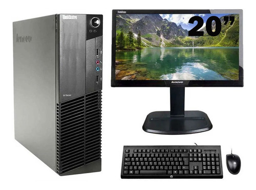 Imagem 1 de 6 de Cpu Lenovo M92 Core I5 3ª G 4gb Ddr3 Ssd 120gb + Monitor