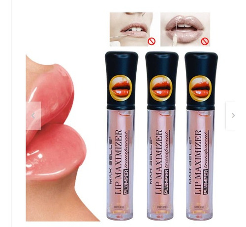 Pack 3 Lip Gloss Con Aumento Maximizer