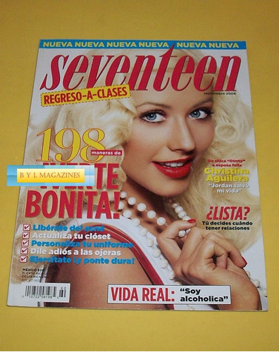 Imagen 1 de 9 de Christina Aguilera Revista Seventeen 06 Jennifer Love Hewitt
