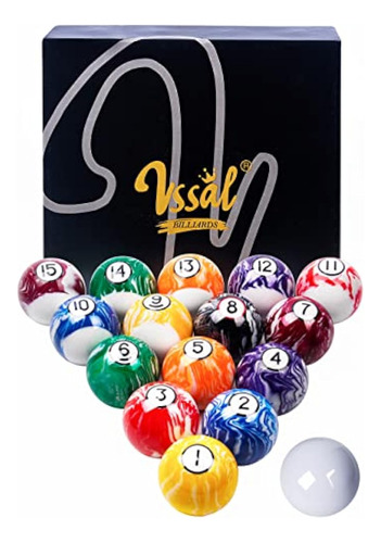 Vssal Billiard Balls Set Pool Table Balls