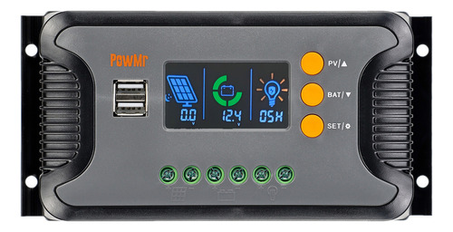 Controlador De Carga Solar 30a Pwm Controlador De Batería De