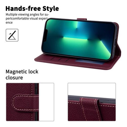 Para Funda De Piel Tipo Cartera Para Huawei Y7 Dub-lx1