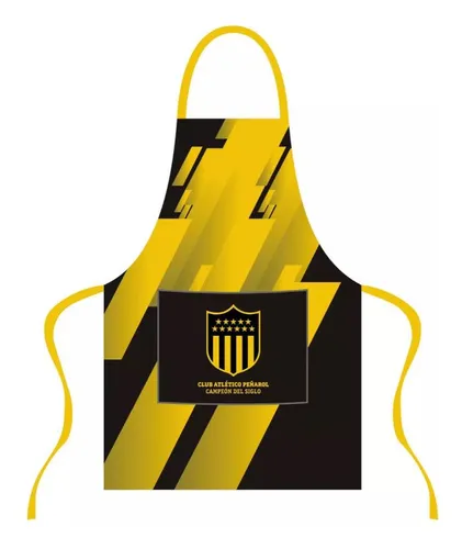 Delantal De Cocina Chef Peñarol Manya Futbol Diseño De La Tela Estampado