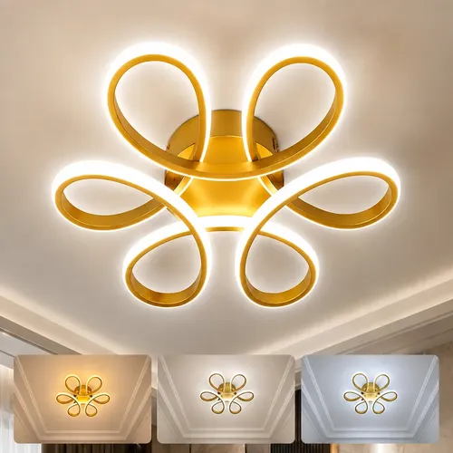 Luminária LED Quadrada Sobrepor 24W Plafon Teto Preto Branco Bivolt Moderna para Quarto Sala Cozinha Luminária de Teto Led Vie Idéale