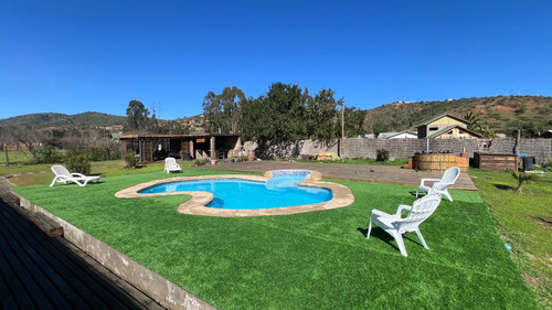 Vendo Parcela Hacienda Maitenes Con Casa Y Piscina Incluída