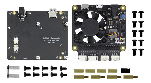 Placa De Expansión De Almacenamiento Hdd/ssd X825 V2.0 De 2,