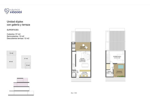 Housing- Duplex Pa 1 Dormitorio, Galeria Y Terraza