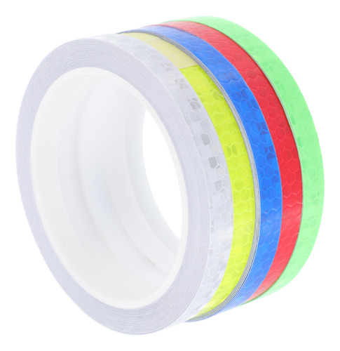Pegatinas Reflectantes Para Bicicletas, 5 Rollos