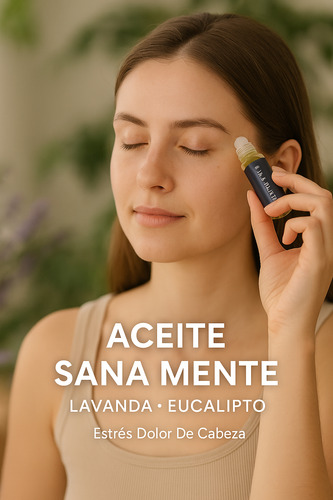 Aceite Sana Mente Lavanda Eucalipto Estrés Dolor De Cabeza