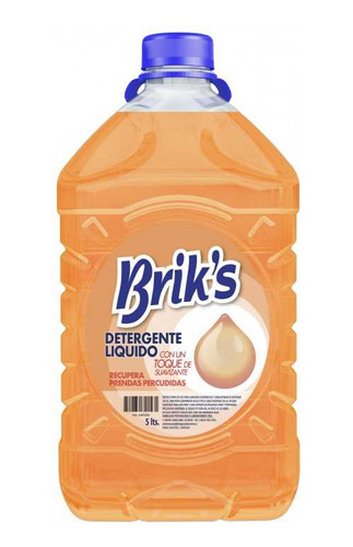 Detergente Matic Briks Naranja 5 Litros