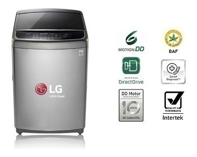 Lavadora LG Ts1300dps Capacidad 13 Kg - Color Silver .