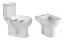 Comprar Combo Sanitarios Inodoro Largo + Bidet + Tapa Piazza Amalfi 