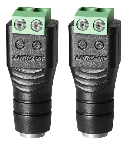 Chanzon 10 Unids 12v Dc Power Jack Conector Hembra 0.217 In