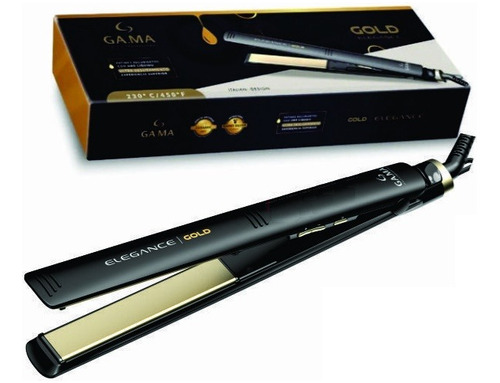 Plancha Gama Italy Elegance  Gold - Negro - 110v/220v