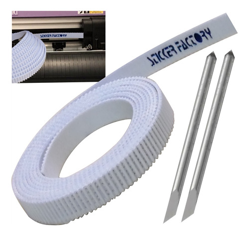 Mimaki Cg Fx 160 Banda Dentada Med. Original + 2 Navajas