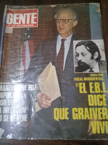 Revista Gente Nº665  Abril Año 1973 Tapa: Fiscal  Morghentau