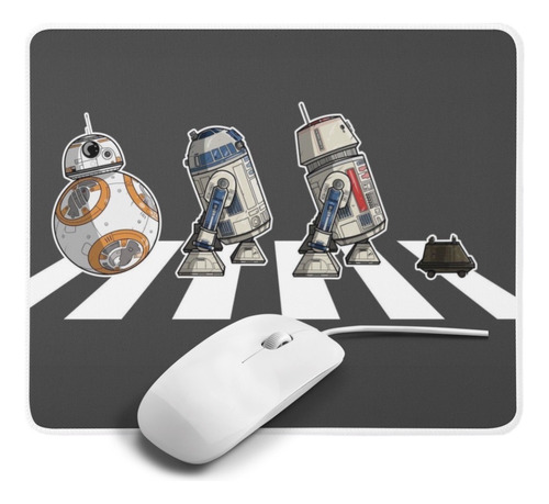 Mouse Pad Star Wars Androide Arturito Bb8 Premiumpersonaliza