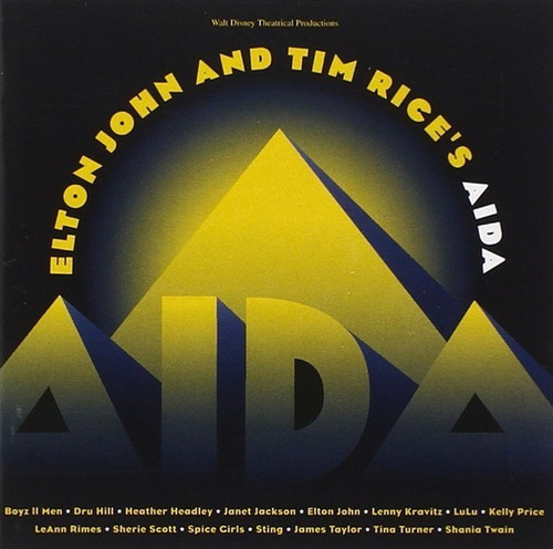 Elton John And Tim Rice - Aida - Cd Usado - De Difu 