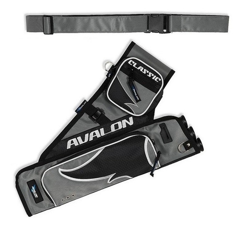 Imagen 1 de 3 de Carcaj Quiver Portaflechas Avalon Arqueria 3 Tubos Cinturon