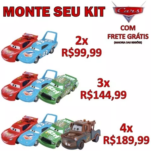 Relâmpago Mcqueen Cars Disney Pixar Carros 1 - R$ 49,99