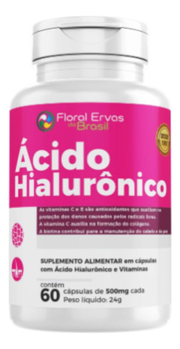 Ácido Hialurónico Con Vitaminas C D E Y Biotina