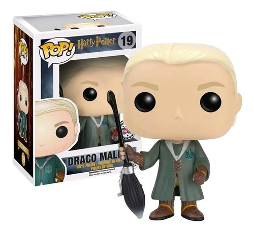 Boneco Funko Pop Draco Malfoy 19 Quadribol - Harry Potter