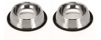 Comprar Kit 2 Comedouro Inox Antiderrapante Comedouro Cães E Gatos 