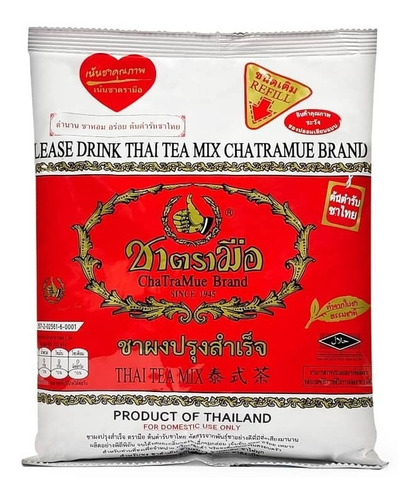 Chatramue té negro tailandes 400g Thai Tea Mix