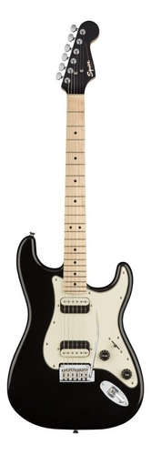 Guitarra eléctrica para zurdo Squier by Fender Contemporary. Stratocaster HH de álamo black metallic brillante con diapasón de arce