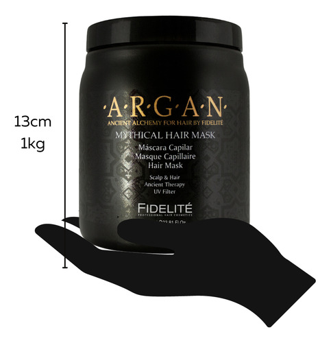 Fidelité Argan Mythical Máscara 1000gr Hidratación Intensa