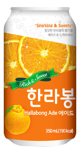 Refrigerante Coreano Mexirica Pokan Sweet Ilhwa 350 Ml