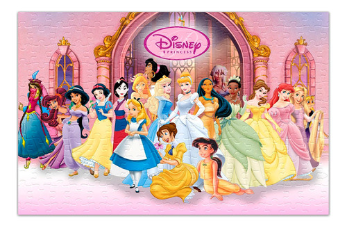 Quebra Cabeça Personalizado Princesas Disney 60 Peças