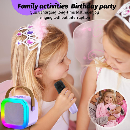 Karaoke Microphone Machine Toy Outuvas Kids 4-12 Years Old