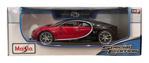 Maisto Bugatti Chiron Red Edición Especial de Coche a Escala 1:18