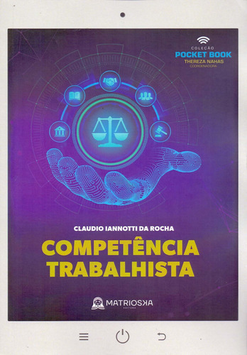 Competência Trabalhista - 01ed/22, De Rocha, Cláudio Jannotti Da. Matrioska Editora Em Português