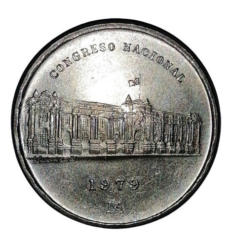 Un Mil Soles De Oro 1979/ Congreso Nacional/ De Plata 0.500.