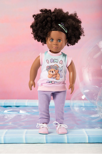 Conjunto Urso Sereia Legging Ma0239 +roupa Boneca Marthiê