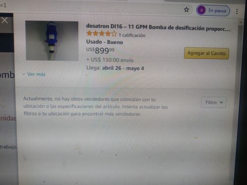 Imagen 6 de 7 de Bomba Dosificadora Proporcional Dosatron Di 16-11gpm