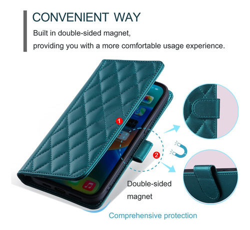 Funda De Teléfono Tipo Cartera For Oppo A78 A58 A79 A38 A98