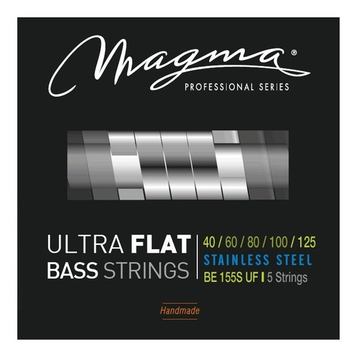 Encordado Bajo Magma Be155suf 040/125 5 Cuerdas Flat