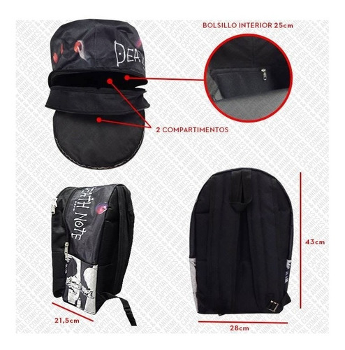 Tokyo Ghoul Mochila Backpack Ken Kaneki Mascara