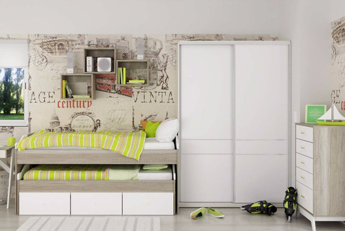 Cama Nido Doble Superpuesta 1 Plaza S20 Valenziana