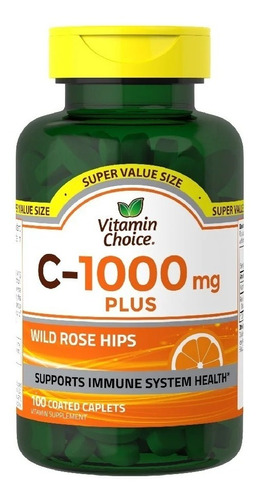 Vitamin Choice Vitamin C-1000 Mg Plus 100 Comprimidos