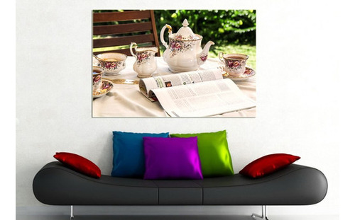 Vinilo Decorativo 40x60cm Taza De Te Infusion Relax M4