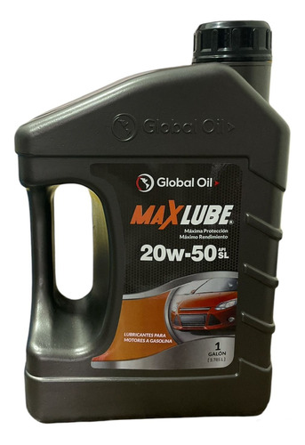 Aceite Motor 20w50 Maxlube (1) Galón, 4 Litros