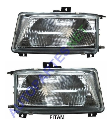 Par De Optica Vw Polo / Caddy 96 97 98 99 00 Fitam X2