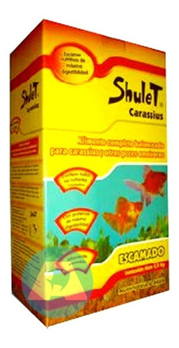 Shulet Carassius 2200g Aiken Alimento En Escamas Para Peces De Agua Fría Acuario Aiken