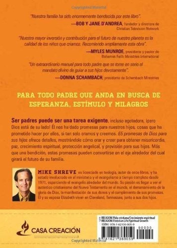 65 Promesas De Dios Para Sus Hijos: Oraciones Poderosas, De Mike Shreve. Editorial Casa Creacion En Español